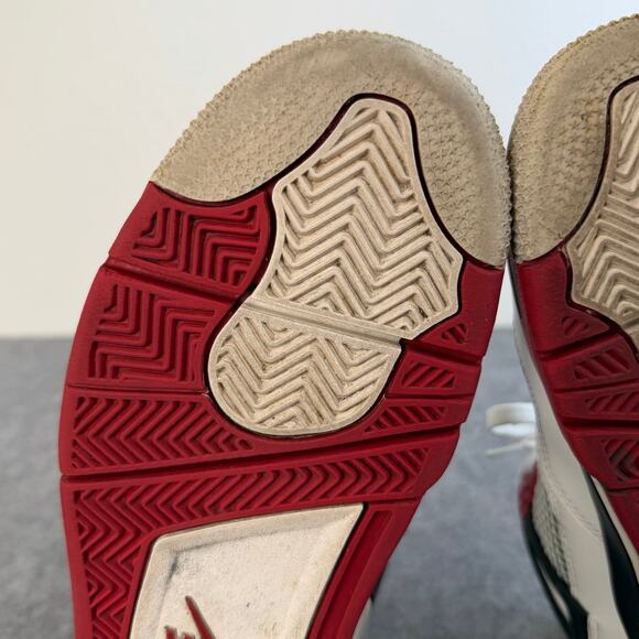Nike Air Jordan 4 IV Fire Red/White (DC7770-160) Custom Sneakers Shoe Men Size 9 main image 13
